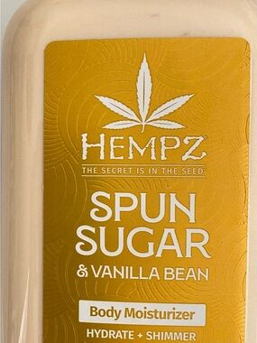 Hempz Spun Sugar & Vanilla Bean Body Moisturizer - Gold Label  2 Full size